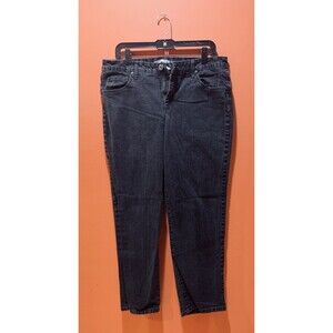 Bandolinoblu Mandie Straight Leg Jeans Women's 14S Short Black Y2K Classic 34x27